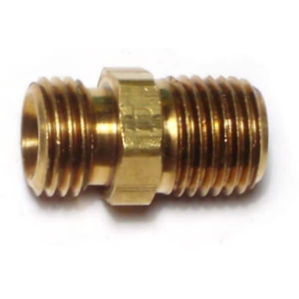 Midwest Fastener 1/4IP Brass Male Air Hose Couplings 4PK 66528 - main